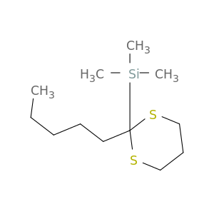 Silane, trimethyl(2-pentyl-1,3-dithian-2-yl)-