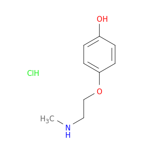 4-[2-(methylamino)ethoxy]phenol hydrochloride