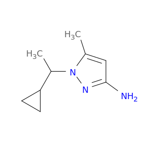 1-(1-cyclopropylethyl)-5-methyl-1H-pyrazol-3-amine