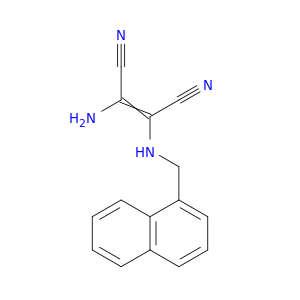 2-Butenedinitrile, 2-amino-3-[(1-naphthalenylmethyl)amino]-
