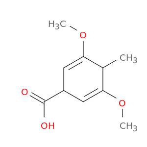 2,5-Cyclohexadiene-1-carboxylic acid, 3,5-dimethoxy-4-methyl-