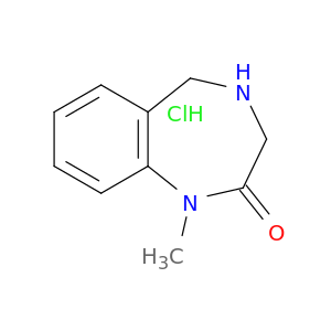 1-Methyl-2,3,4,5-tetrahydro-1H-1,4-benzodiazepin-2-one hydrochloride