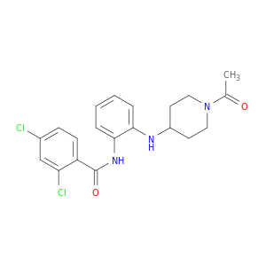 Benzamide, N-[2-[(1-acetyl-4-piperidinyl)amino]phenyl]-2,4-dichloro-