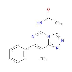 Acetamide, N-(8-methyl-7-phenyl-1,2,4-triazolo[4,3-c]pyrimidin-5-yl)-