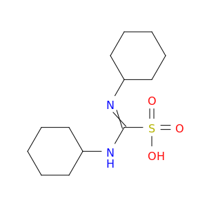 Methanesulfonic acid, (cyclohexylamino)(cyclohexylimino)-
