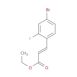 (E)-3-(4-溴-2-氟苯基)丙烯酸乙酯