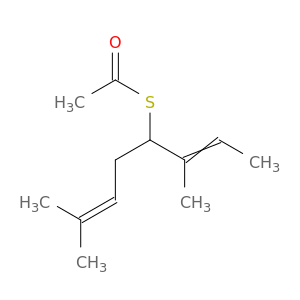 Ethanethioic acid, S-[4-methyl-1-(1-methyl-1-propenyl)-3-pentenyl] ester