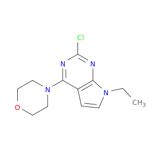 4-(2-Chloro-7-ethyl-7H-pyrrolo[2,3-d]pyrimidin-4-yl)morpholine