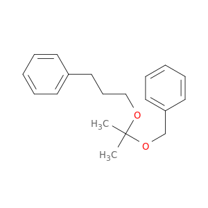 Benzene, [3-[1-methyl-1-(phenylmethoxy)ethoxy]propyl]-