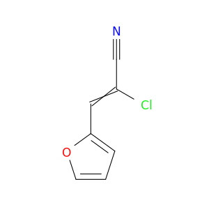 2-Propenenitrile, 2-chloro-3-(2-furanyl)-