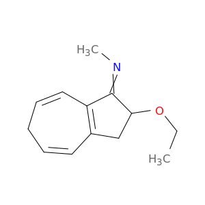 Methanamine, N-(2-ethoxy-3,6-dihydro-1(2H)-azulenylidene)- (9CI)
