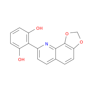 1,3-Benzenediol, 2-(1,3-dioxolo[4,5-h]quinolin-8-yl)-