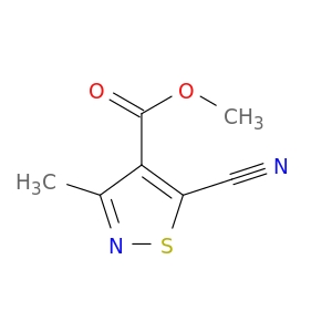 Methyl 5-cyano-3-methylisothiazole-4-carboxylate