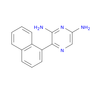 2,6-DIAMINO-3(1-NAPHTHALENYL)-PYRAZINE