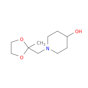 4-Piperidinol, 1-[(2-methyl-1,3-dioxolan-2-yl)methyl]-