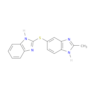 1H-Benzimidazole, 5-(1H-benzimidazol-2-ylthio)-2-methyl-