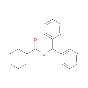 Cyclohexanecarboxylic acid, diphenylmethyl ester