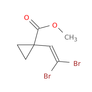 Cyclopropanecarboxylic acid, 1-(2,2-dibromoethenyl)-, methyl ester
