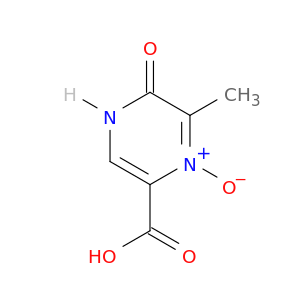 2-Pyrazinecarboxylicacid, 4,5-dihydro-6-methyl-5-oxo-, 1-oxide