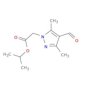 丙-2-基2-(4-甲酰基-3,5-二甲基-1H-吡唑-1-基)乙酸酯