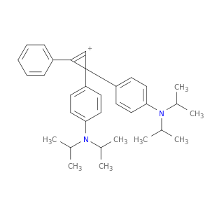 Cyclopropenylium, bis[4-[bis(1-methylethyl)amino]phenyl]phenyl-