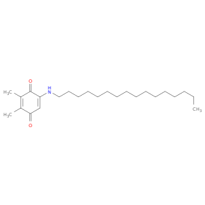 2,5-Cyclohexadiene-1,4-dione, 5-(hexadecylamino)-2,3-dimethyl-