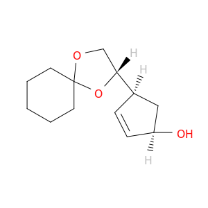 2-Cyclopenten-1-ol, 4-[(2S)-1,4-dioxaspiro[4.5]dec-2-yl]-, (1R,4S)-