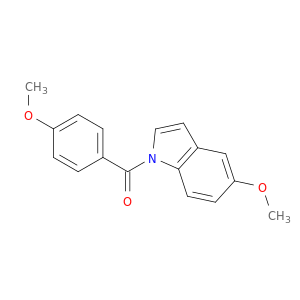 1H-Indole, 5-methoxy-1-(4-methoxybenzoyl)-
