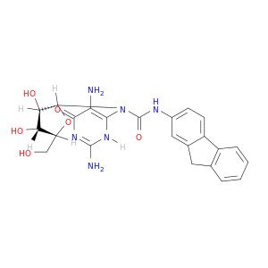 1-(2,5-diamino-6-oxo-3H-pyrimidin-4-yl)-1-[(2R,3R,4R,5R)-3,4-dihydroxy-5-(hydroxymethyl)oxolan-2-yl]-3-(9H-fluoren-2-yl)urea