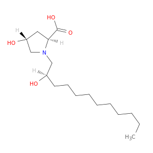 (4R)-4-羟基-1-[(2R)-2-羟基十二烷基]-L-脯氨酸