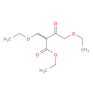 Butanoic acid, 4-ethoxy-2-(ethoxymethylene)-3-oxo-, ethyl ester