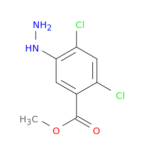 Benzoic acid, 2,4-dichloro-5-hydrazino-, methyl ester