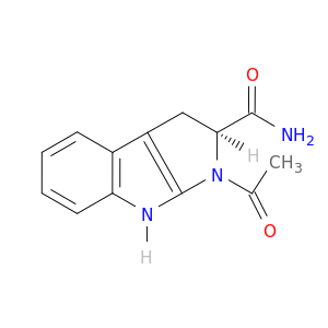 Pyrrolo[2,3-b]indole-2-carboxamide, 1-acetyl-1,2,3,8-tetrahydro-, (S)-