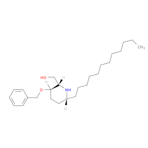 2-Piperidinemethanol, 6-dodecyl-3-(phenylmethoxy)-, (2S,3R,6R)-
