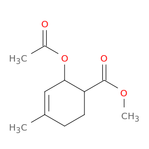 3-Cyclohexene-1-carboxylic acid, 2-(acetyloxy)-4-methyl-, methyl ester