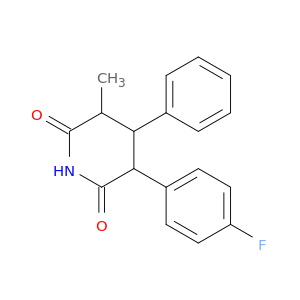 2,6-Piperidinedione, 3-(4-fluorophenyl)-5-methyl-4-phenyl-
