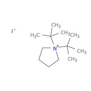 Pyrrolidinium, 1,1-bis(1,1-dimethylethyl)-, iodide