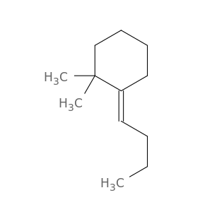 Cyclohexane, 2-butylidene-1,1-dimethyl-, (E)-