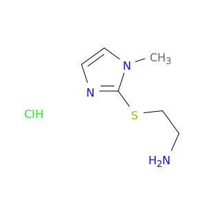 {2-[(1-Methyl-1H-imidazol-2-yl)thio]ethyl}amine Hydrochloride
