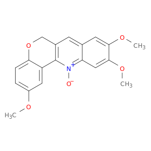 6H-[1]Benzopyrano[4,3-b]quinoline, 2,9,10-trimethoxy-, 12-oxide