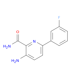 2-Pyridinecarboxamide, 3-amino-6-(3-fluorophenyl)-