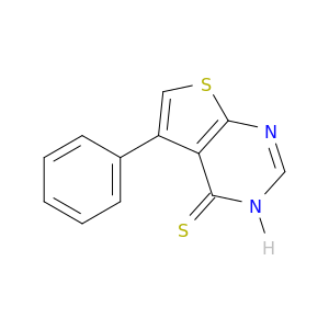 Thieno[2,3-d]pyrimidine-4(3H)-thione,5-phenyl-