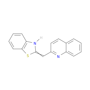 Quinoline, 2-(2(3H)-benzothiazolylidenemethyl)-