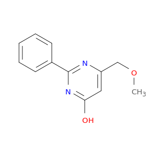6-(甲氧基甲基)-2-苯基嘧啶-4-醇