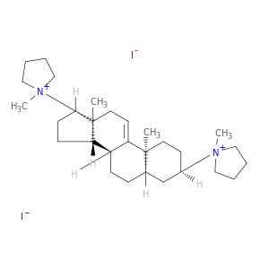 Pyrrolidinium, 1,1'-[(3a,5b,17b)-androst-9(11)-ene-3,17-diyl]bis[1-methyl-, diiodide (9CI)