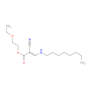2-丙烯酸,2-氰基-3-(辛基氨基)-,2-乙氧基乙基酯,(E)-