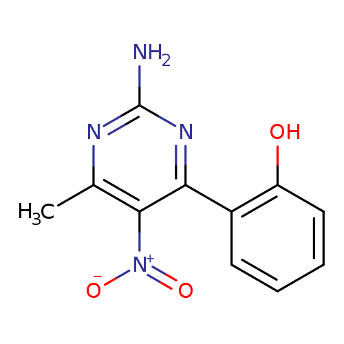 Phenol, 2-(2-amino-6-methyl-5-nitro-4-pyrimidinyl)-