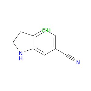 2,3-二氢-1H-吲哚-6-甲腈盐酸盐