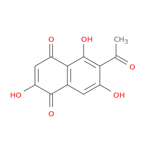 1,4-Naphthalenedione, 6-acetyl-2,5,7-trihydroxy-