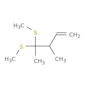 1-Pentene, 3-methyl-4,4-bis(methylthio)-